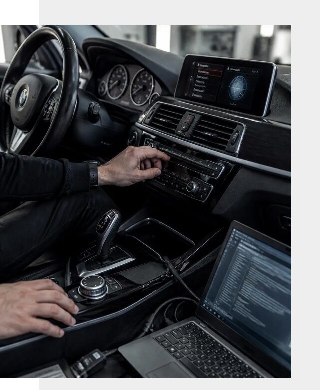 Русификация автомобилей BMW с адаптацией меню и функций в Рославле