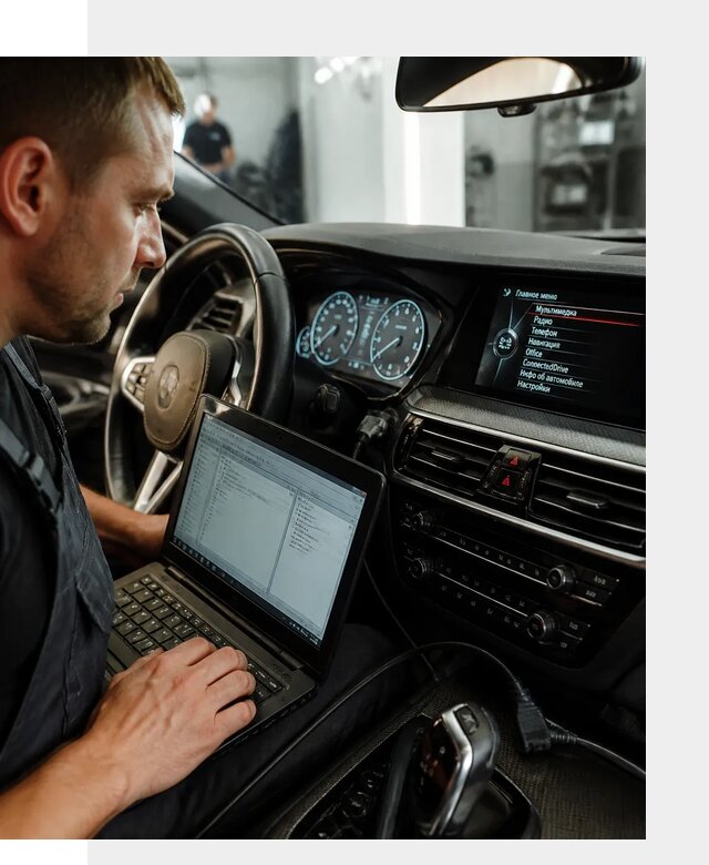 Русификация приборной панели BMW для авто в Рославле от компании