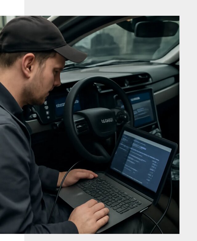 Профессиональная русификация автомобилей Lynk Co в Рославле