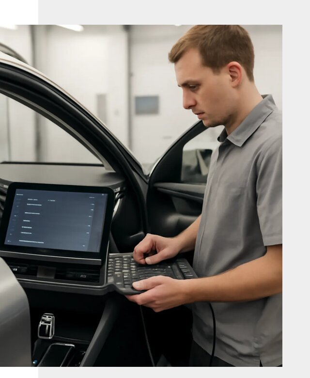 Русификация мультимедиа автомобилей Lynk Co в Рославле