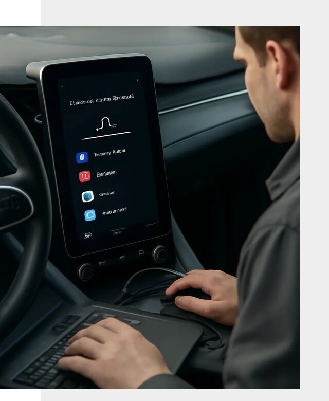 Установка приложений Lynk Co на автомобиль в Рославле