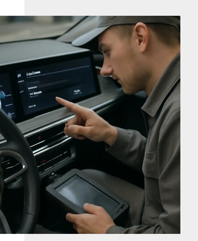 Русификация приборной панели автомобиля Voyah в Рославле