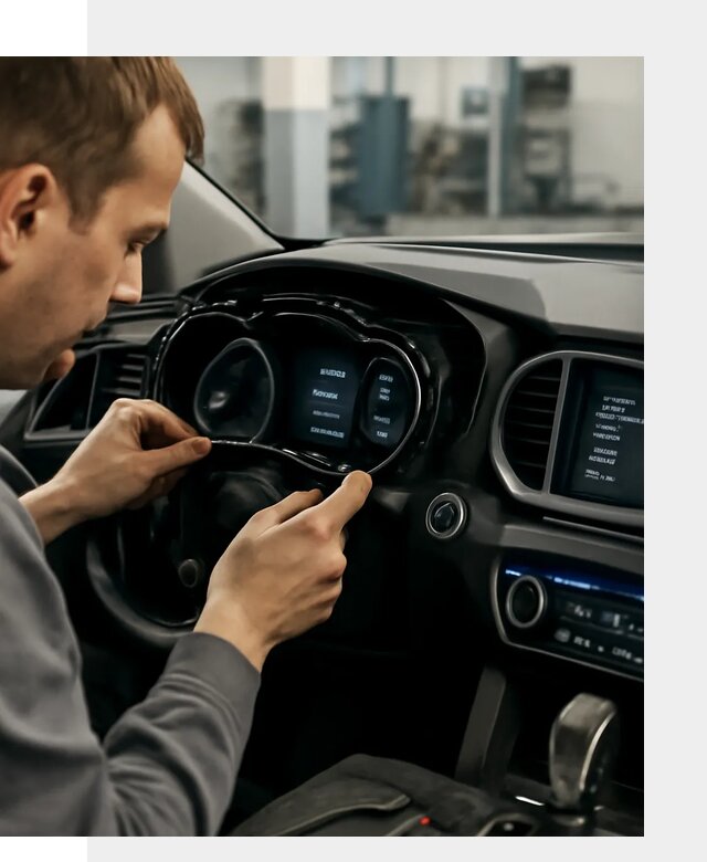 Русификация приборной панели автомобилей Hyundai в Рославле