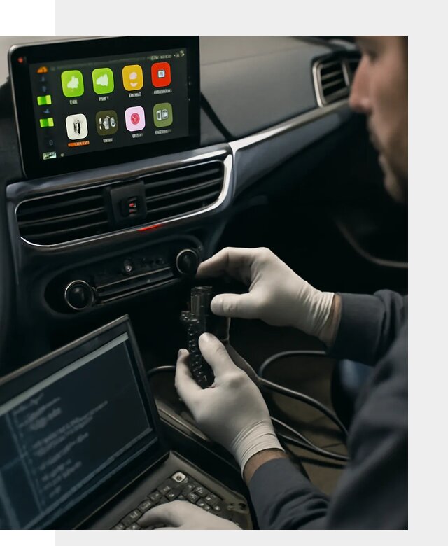 Активация Apple CarPlay в Рославле для штатной мультимедиа