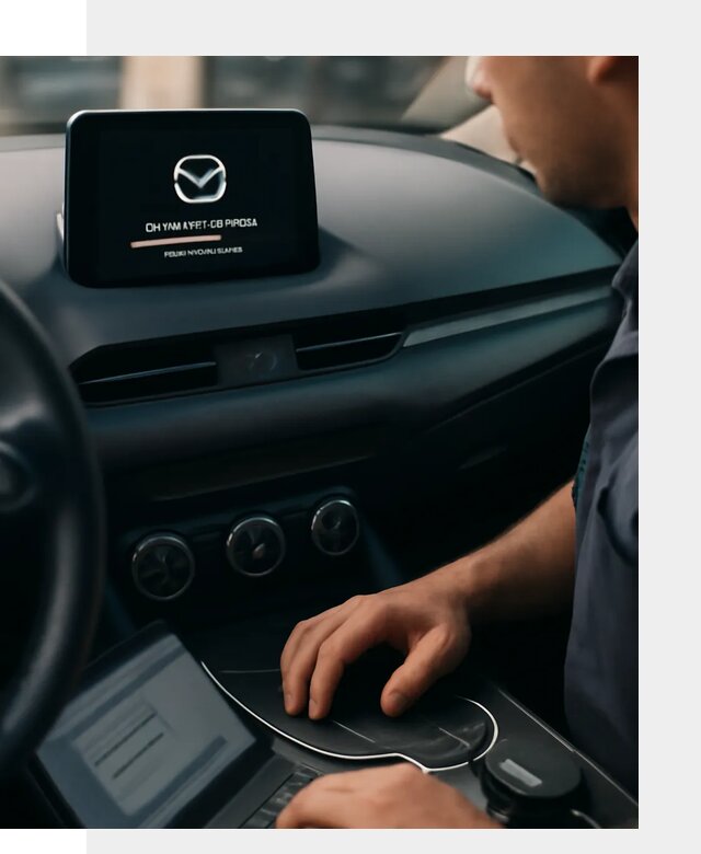 Установка приложений Mazda на мультимедийную систему в Рославле