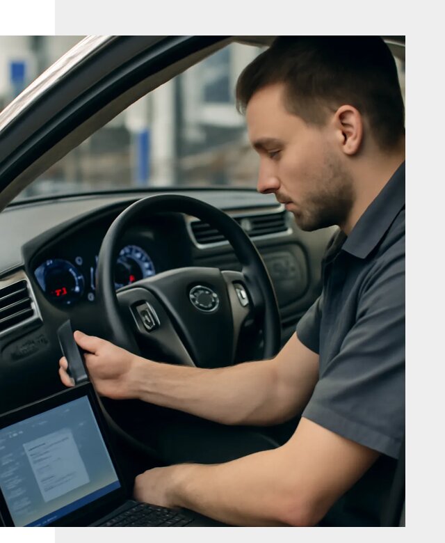Русификация приборной панели Nissan для авто в Рославле