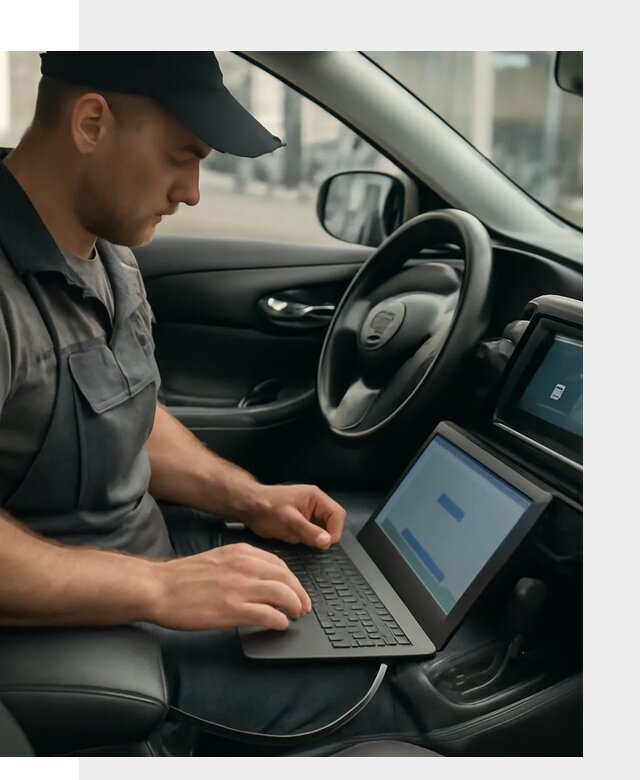 Установка приложений для автомобилей Nissan в Рославле
