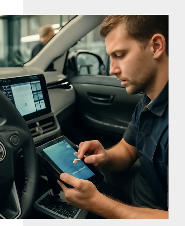 Установка приложений Toyota на мультимедиа в Рославле